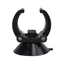 Aquarium Heater Holder Suction Cup Clip Black for Fish for Tube Hose Plant Decoration Sucker Dia 1.34" Clip Dia 0.9 Aquarium Heater Holder Suction Cups