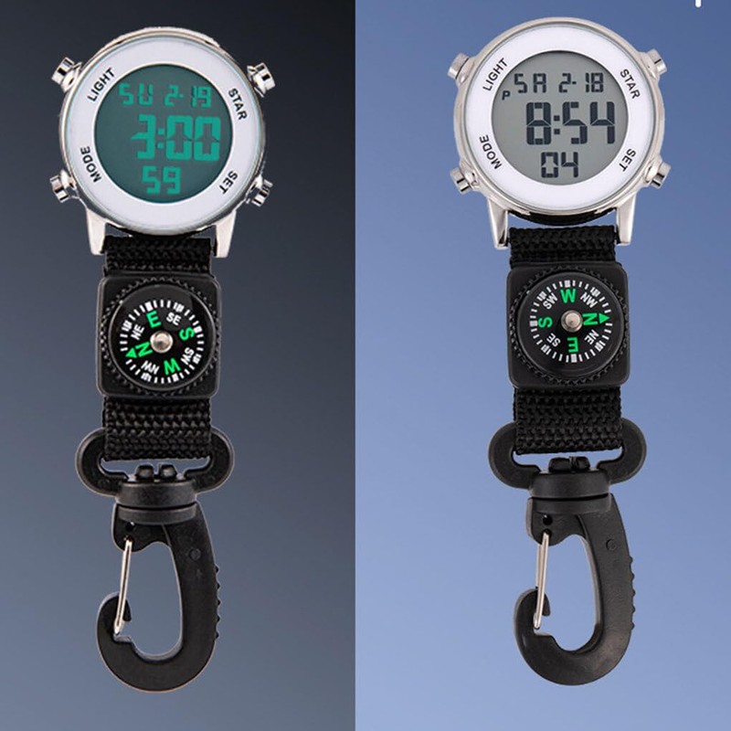 Fashionable Watch Suitable Hiking Compass Adventure Multifunctional Atmospheric, Multifunctional Outdoor