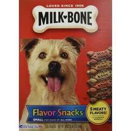 Milkbone Dog Biscuits 799067 12-Pack Milkbone Flavor Snacks Small/Medium For Pets, 24-Ounce