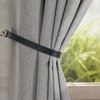Home Queen Leather Curtain Tie Backs, Outdoor Drape Holder Holdbacks