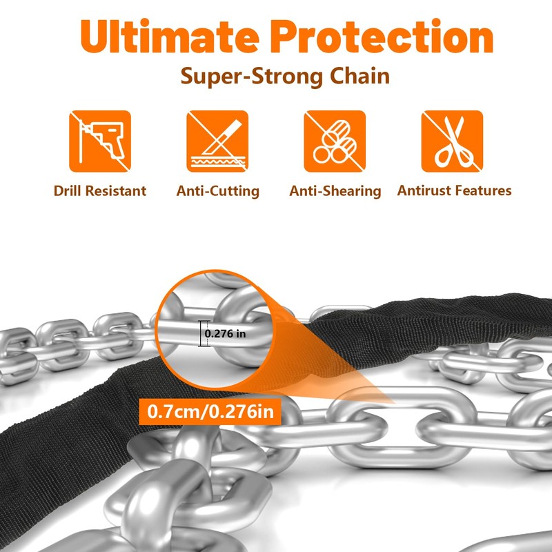 SHTALHST Scooter Lock, Universal Scooter Bag, Electric Scooter Accessories, Electric