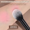 Maange 12pcs Brochas Maquillaje Doble Punta Esponjas Pulir Líquidos Cremas