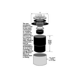 Dranjer F-N2 Dranjer - New installation floor drain seal