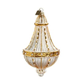 Raz Imports EC Estate Chandelier Ornament, 5.75-inch Height, Gift, Home Décor, Any Occasion