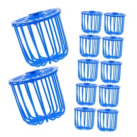 CIYODO Small Bird Feeder Basket 12 Pack Bird Cage Accessory Fruit and Vegetable Holder for Cage No Mess