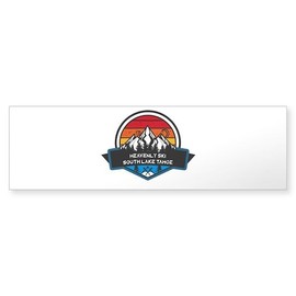 CafePress Heavenly Ski Resort South Lake Tahoe California 10"x3" Rectangle Vinyl Bumper Sticker Car Decal