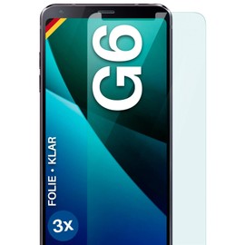 moex FlexProtect Screen Protector Compatible with LG G6 Screen Protector Only 0.2 mm Thin, HD Ultra Clear and Extra Scratch-Resistant - Pack of 3