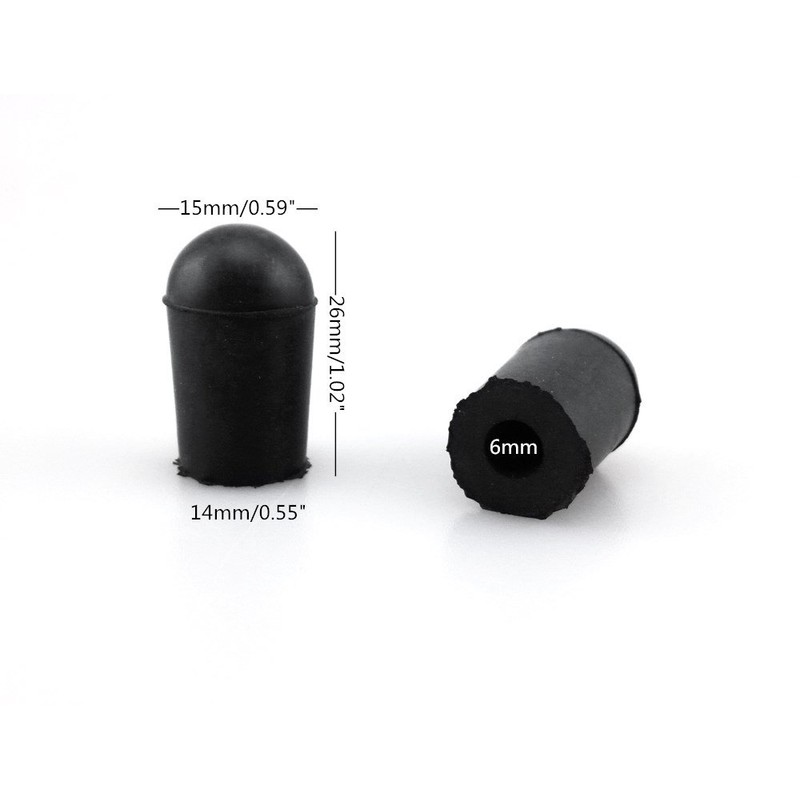 Honbay 5pcs Rubber Tip for Cello Endpin