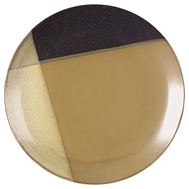 Gold Dust Black by Sango, Stoneware Dinner Plate