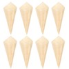 Homoyoyo 50PCS Disposable Wood Cones,5.1Inch Charcuterie Cones Holder Party Accessories