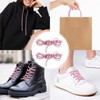 2 Pcs Pink Shoe Laces Rhinestone Shoe Laces Glitter Rope
