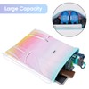 WANDF Drawstring Backpack Sports Gym Sackpack with Mesh Pockets Water