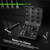 TecoTek 12-Piece 1/4-Inch Drive Metric Universal Joint Socket Set, Swivel