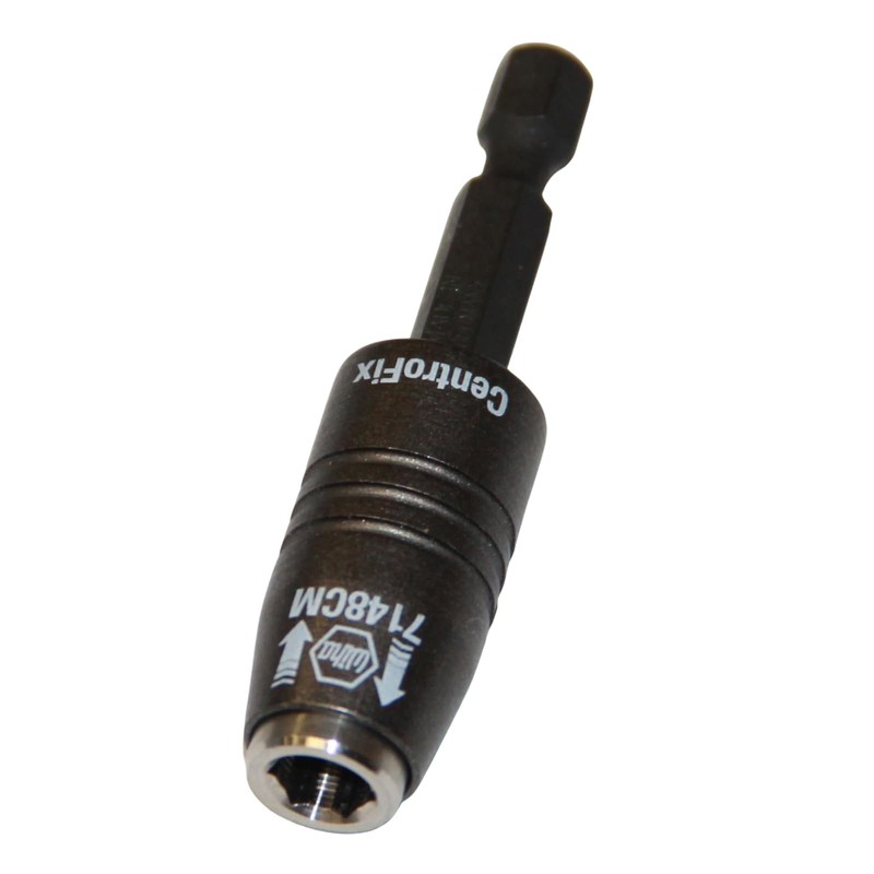 Wiha CentroFix Bit Holder, Magnetic Flip Selector with Diamond Coating,