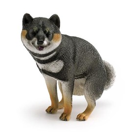 Neko Kamiyama, Shibainu, Forced in That Pose, Dog, Animal, Figure, Model, Miniature, Figurine, Interior, Collector, Model (Black)
