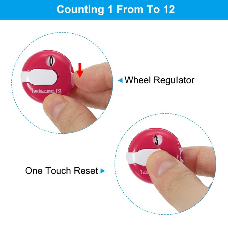 PATIKIL Golf Score Counter, 3 Pack Mini Golf Shot Stroke
