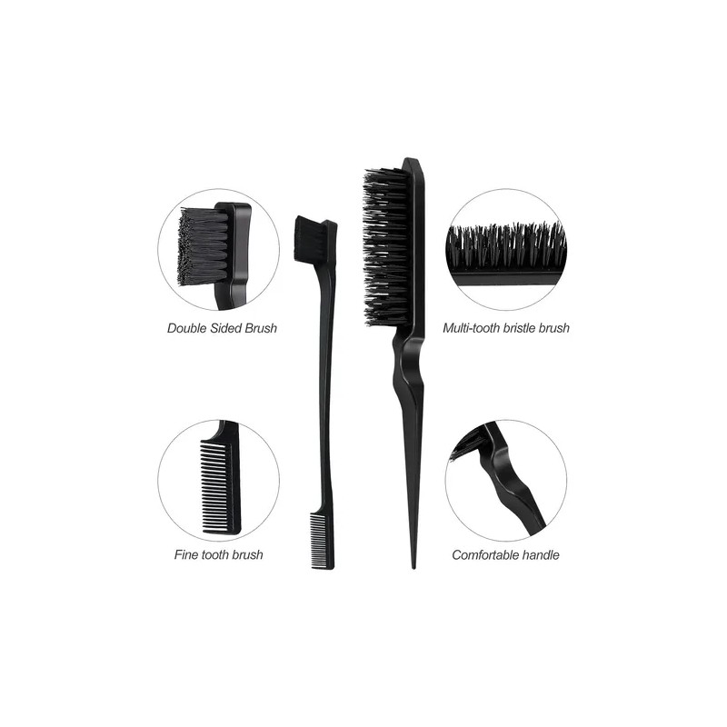 Peines Para Barbero Estilista Profesional Peinar Cabello 3pc