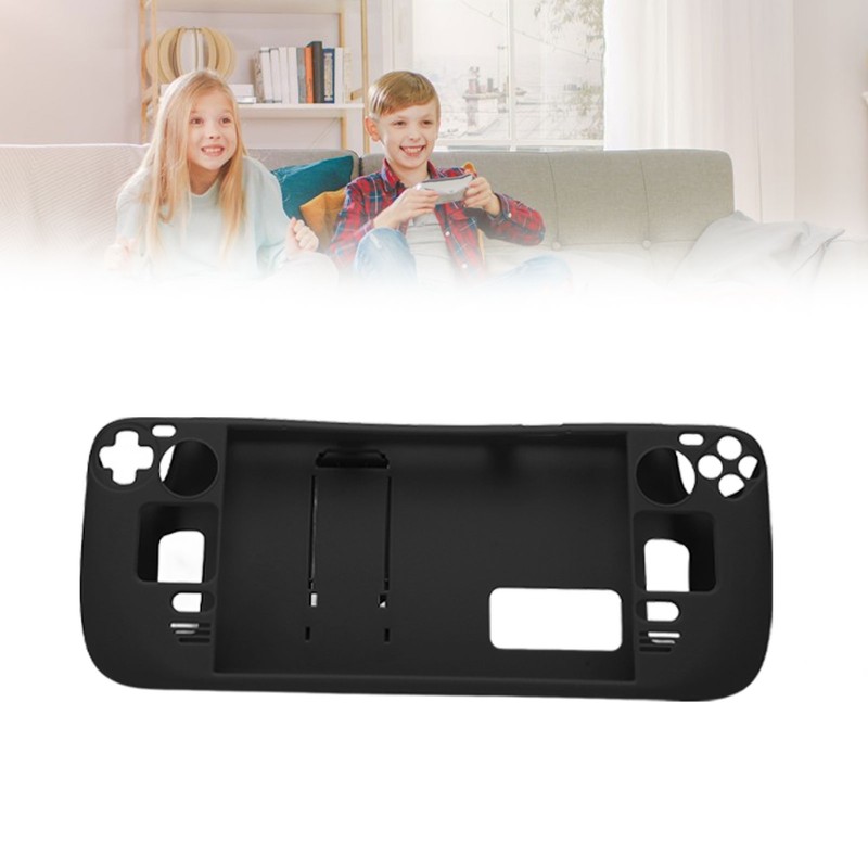 Kickstand Case for Steam Deck Hands Free Full Protection Fingerprint