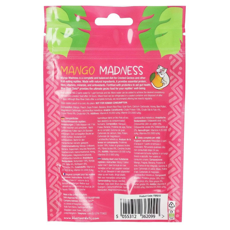 Blue River Diets Complete Crested Gecko Food | All Natural