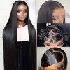 Straight Lace Front Wigs Human Hair 13x4 Transparent HD Lace