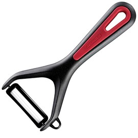 Westmark Gallant Peeler, Plastic/Stainless Steel, Black/Red/Silver