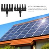 1 Pair Solar Panel Connector T Branch Cable Splitter Coupler