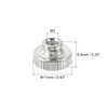 sourcing map Knurled Thumb Nuts, 8Pcs M3 Carbon Steel Nut