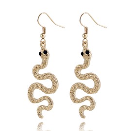 Ecqizer Retro French Earrings Women'S High-End Light Luxury Niche Temperament Earrings Earrings Women, 金银铜合金, No Gemstone