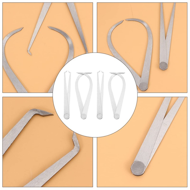 GLEAVI 4pcs Caliper Tool for Accurate Internal and External Measurements
