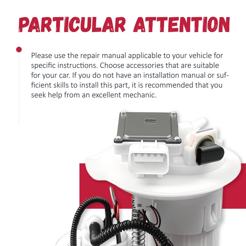 P76755M/Fuel pump Assembly/Compatible with Nissan Rogue 2.5L 2008-2013,Select 2.5L 2014-2015