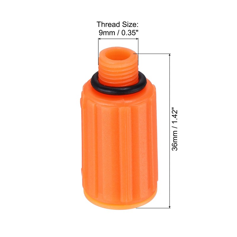 PATIKIL Air Compressor Oil Cap Plug, 5 Pcs 9mm Replacement