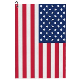 Kurrkoeuz Golf Towel Funny Golf Towels Golf Gifts for Men Golf Accessories for Men - American Flag