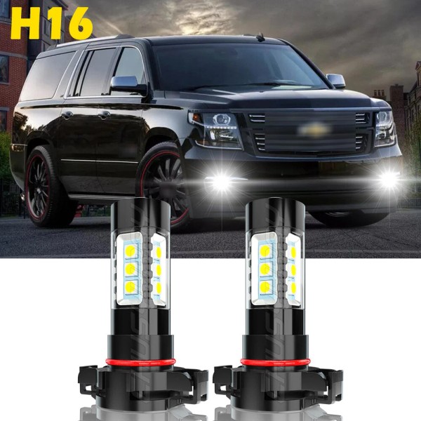 CHUSYYRAY 5202 LED Fog Light Bulbs Super Bright For Chevy
