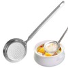 ZYEKIU Skimmer Slotted Spoon Fine Mesh Strainer Sieve Stainless Steel