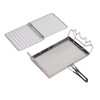 Camping Stove Toaster Foldable Portable Stable Structure Stainless Steel Outdoor
