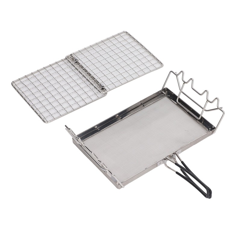 Camping Stove Toaster Foldable Portable Stable Structure Stainless Steel Outdoor