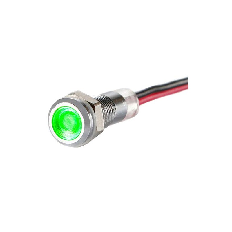 LED Indicator Light - 6 mm - V2A Stainless Steel