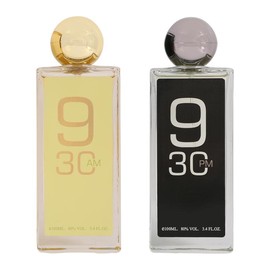 Men's Cologne Bundle - 9:30AM and 9:30PM Spray Perfume Eau de Parfum for Men 100ml/3.4fl.oz. Each
