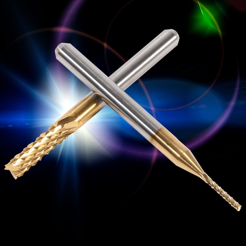 10pcs Carbide End Mills Set, 1-3mm Carbide Square End Mill,Carbide