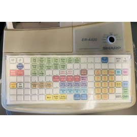 Wetcover Sharp ER-A420 Cash Register Flat Keyboard Wet Cover Silicone Skin