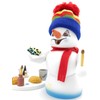 Kuhnert Ore Mountains Wood Art Incense Burner, Incense Figurine, Snowman,