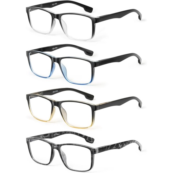 Does not apply 4 Pack Reading Glasses Men Blue Light