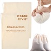 FTONOM5 2 Pack Large Cheese Cloth Bags for Straining -