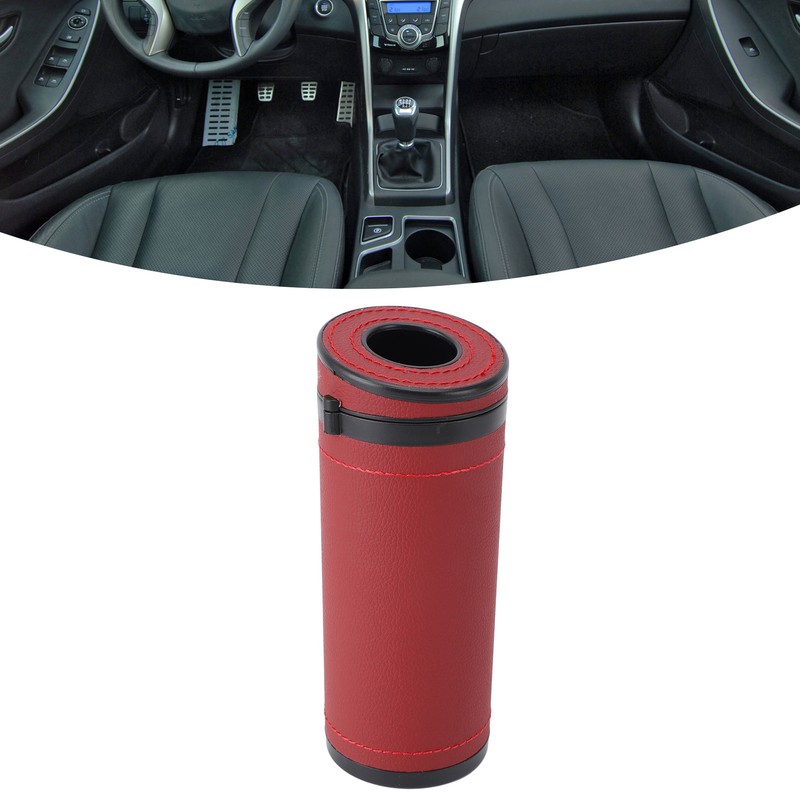 Car Tissue Holder Lightweight Leather and Tungsten Steel Car Tissues