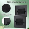 2Pcs Brush Wall Plate Soft Nylon Bristles Cable Brush Plate
