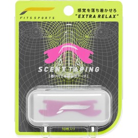 Fitz Sports Scented Nasal Extension Tape Extra Relax (Pink), Pack of 10