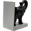 Livevie Elephant Figure Decorative Bookend Non Skid Bookend Heavy Duty