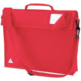 Quadra Junior Bookbag With Strap (Red)