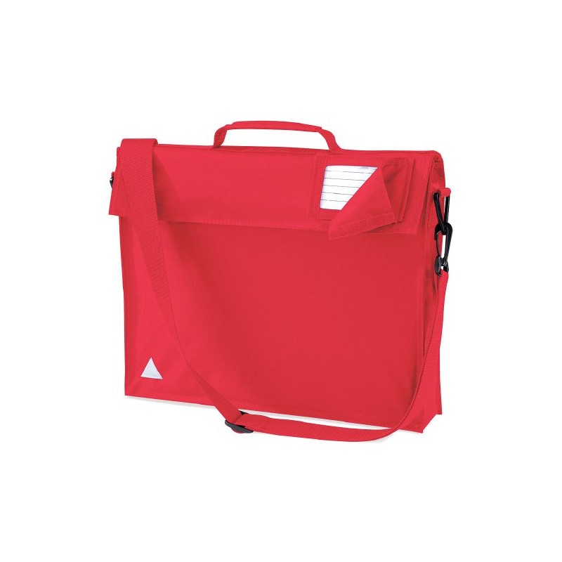 Quadra Junior Bookbag With Strap (Red)