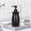 Emarful 304 Stainless Steel Soap Dispenser Modern Rust-Proof Liquid Soap